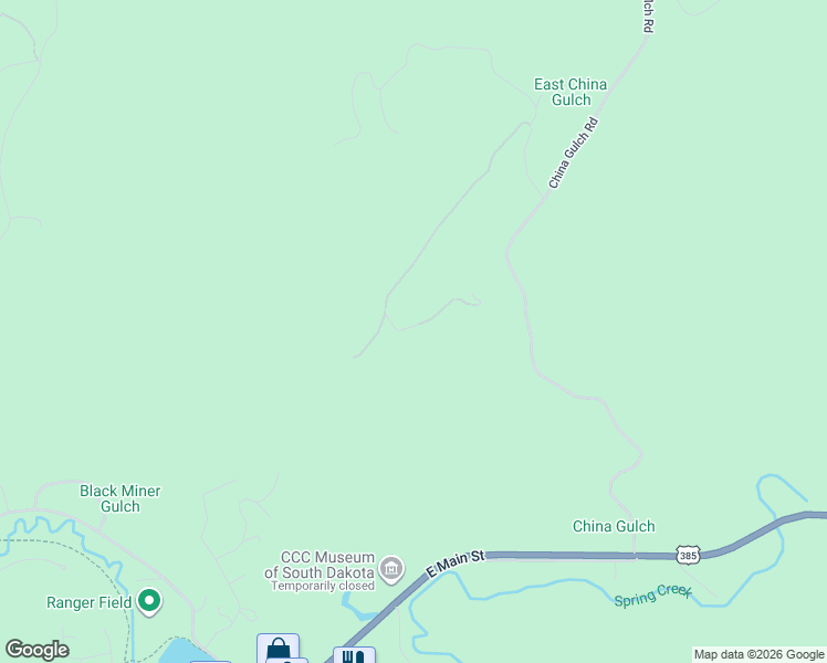 map of restaurants, bars, coffee shops, grocery stores, and more near 12491 Tall Pine Road in Hill City