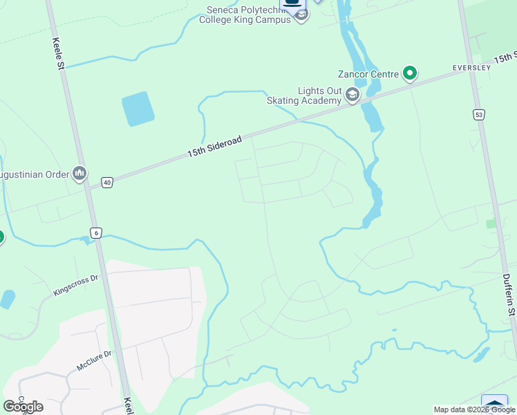 map of restaurants, bars, coffee shops, grocery stores, and more near 16 Gianvito Cres in Regional Municipality of York