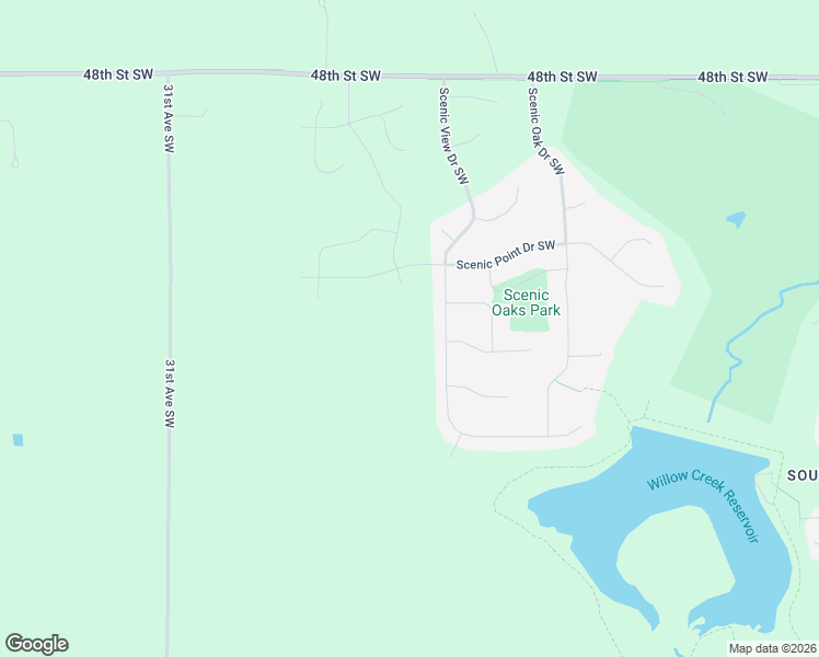 map of restaurants, bars, coffee shops, grocery stores, and more near 5141 Scenic View Drive Southwest in Rochester
