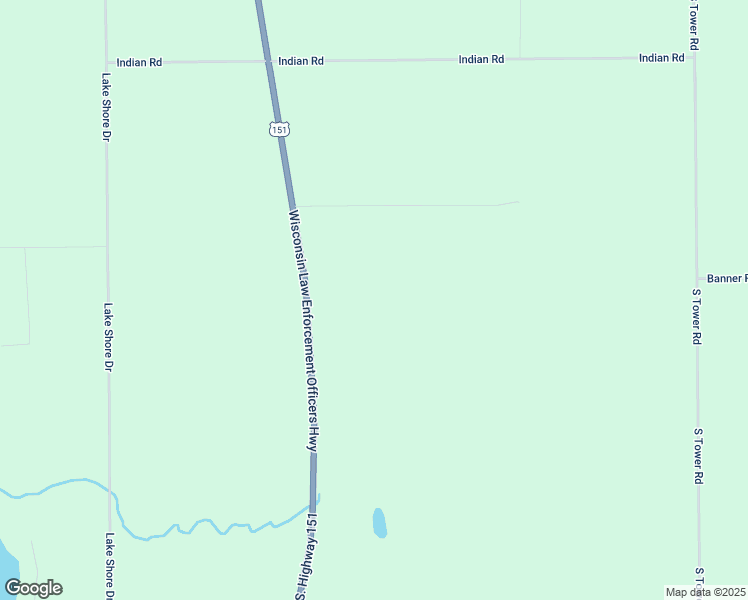 map of restaurants, bars, coffee shops, grocery stores, and more near N1600 U.S. 151 in Malone