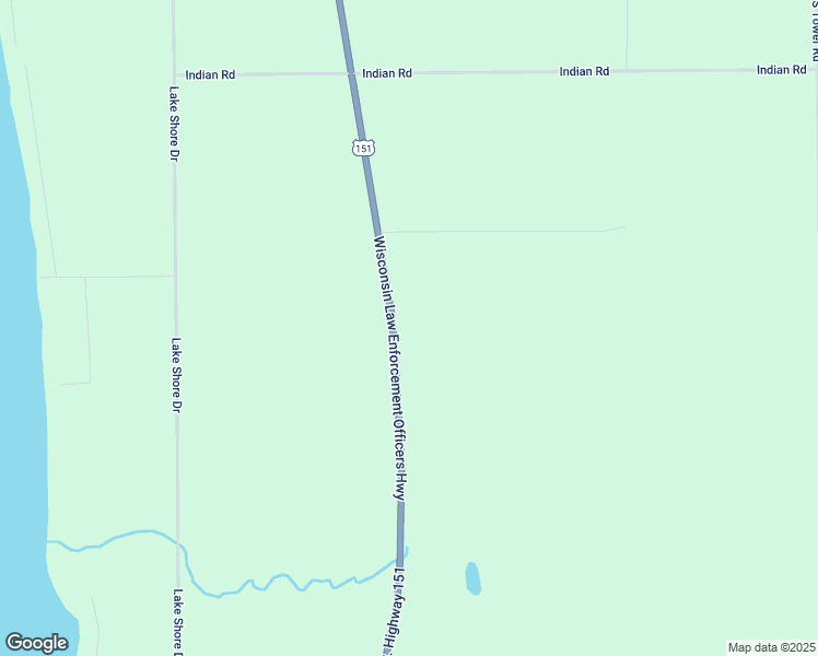 map of restaurants, bars, coffee shops, grocery stores, and more near N1600 U.S. 151 in Malone
