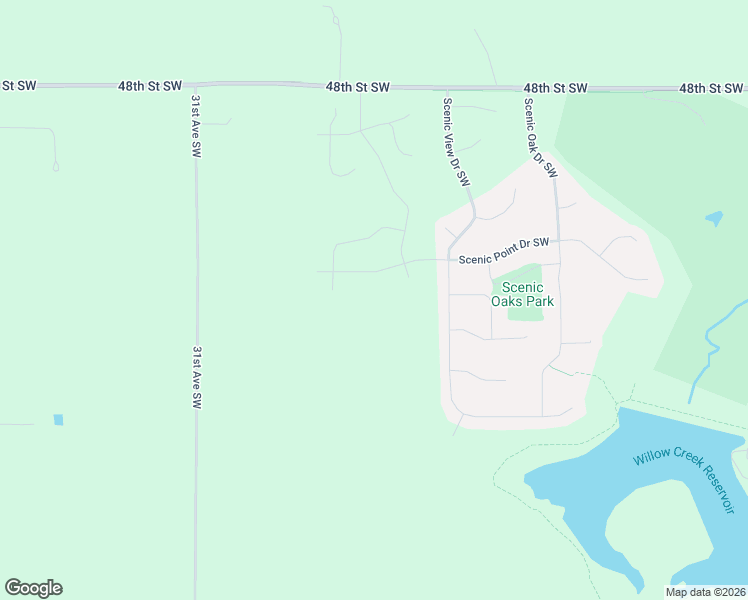 map of restaurants, bars, coffee shops, grocery stores, and more near 5177 Scenic View Drive Southwest in Rochester