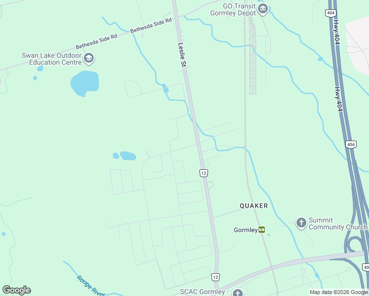 map of restaurants, bars, coffee shops, grocery stores, and more near 80 William Logan Drive in Richmond Hill