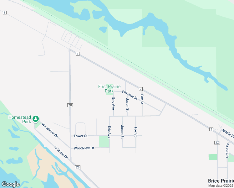map of restaurants, bars, coffee shops, grocery stores, and more near N6264 Eric Avenue in Onalaska