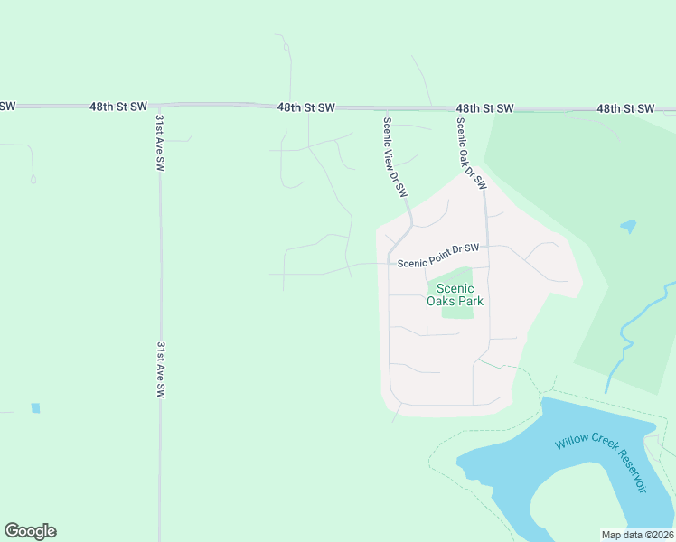 map of restaurants, bars, coffee shops, grocery stores, and more near 5177 Scenic View Drive Southwest in Rochester