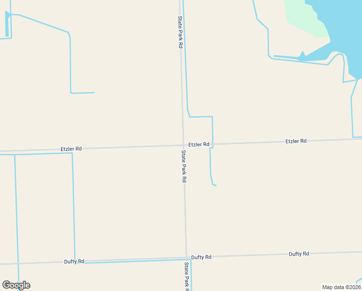 map of restaurants, bars, coffee shops, grocery stores, and more near 5500 Etzler Road in Caseville