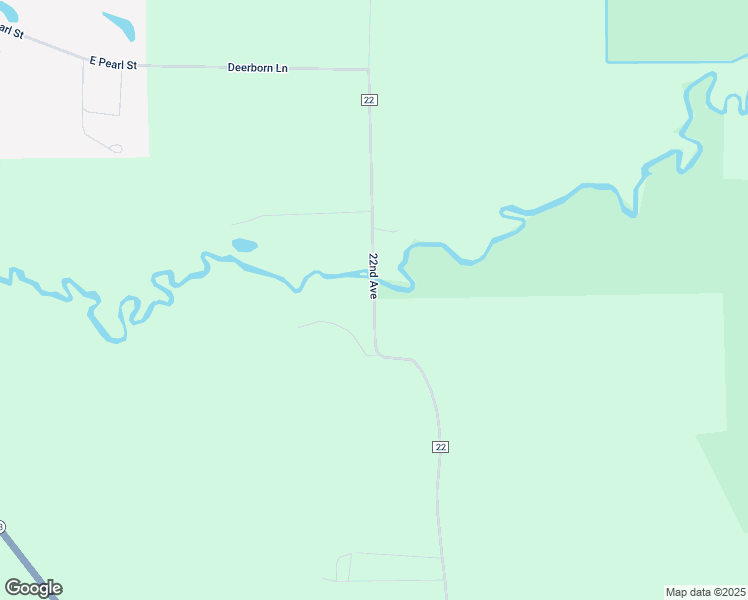 map of restaurants, bars, coffee shops, grocery stores, and more near 22nd Avenue in Neshkoro