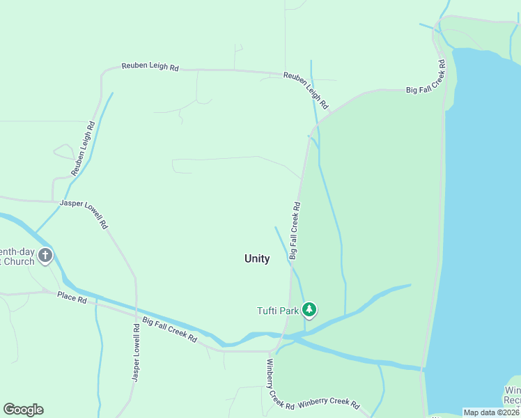 map of restaurants, bars, coffee shops, grocery stores, and more near 40440 Big Fall Creek Road in Fall Creek