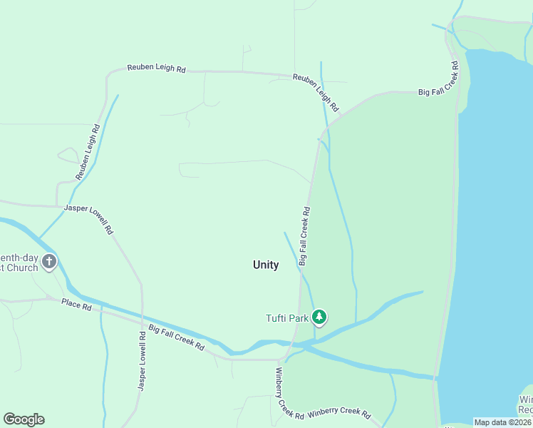 map of restaurants, bars, coffee shops, grocery stores, and more near 40440 Big Fall Creek Road in Fall Creek