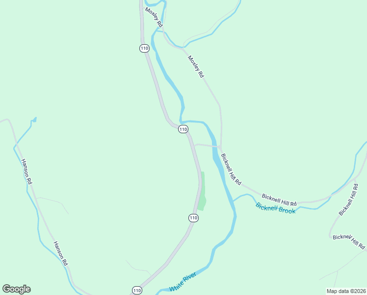 map of restaurants, bars, coffee shops, grocery stores, and more near 803 Vermont 110 in Tunbridge