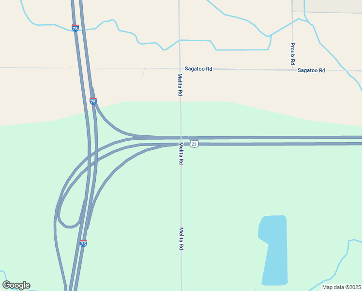 map of restaurants, bars, coffee shops, grocery stores, and more near 5001 Melita Road in Standish