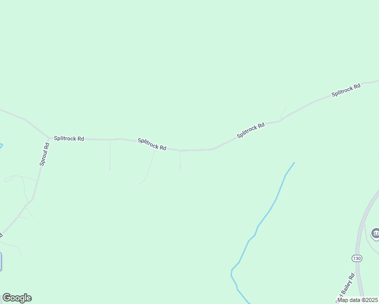 map of restaurants, bars, coffee shops, grocery stores, and more near 165-199 Splitrock Road in South Bristol