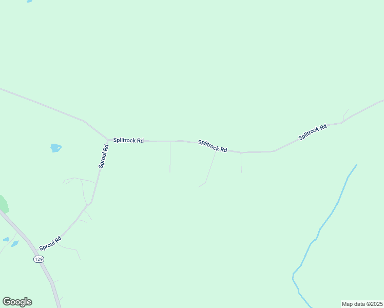 map of restaurants, bars, coffee shops, grocery stores, and more near 223 Splitrock Road in South Bristol