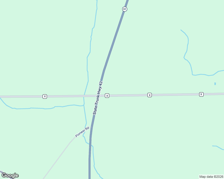 map of restaurants, bars, coffee shops, grocery stores, and more near 11834 County Road X in Newton