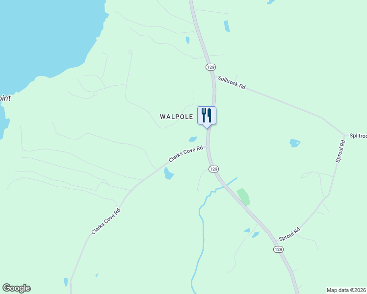 map of restaurants, bars, coffee shops, grocery stores, and more near 200 Clarks Cove Road in South Bristol
