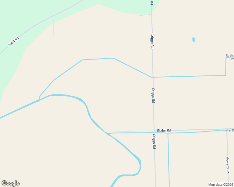 map of restaurants, bars, coffee shops, grocery stores, and more near 5601-5759 Griggs Road in Caseville