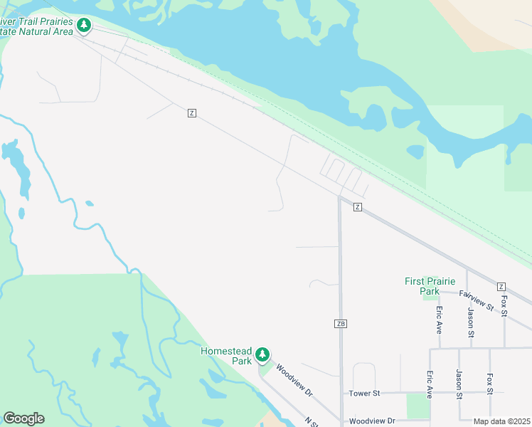 map of restaurants, bars, coffee shops, grocery stores, and more near N6390 Rivertrail Way in Onalaska