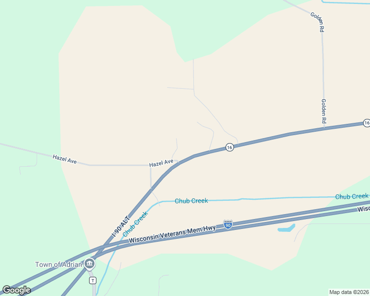 map of restaurants, bars, coffee shops, grocery stores, and more near 15390 Hazel Green in Tomah