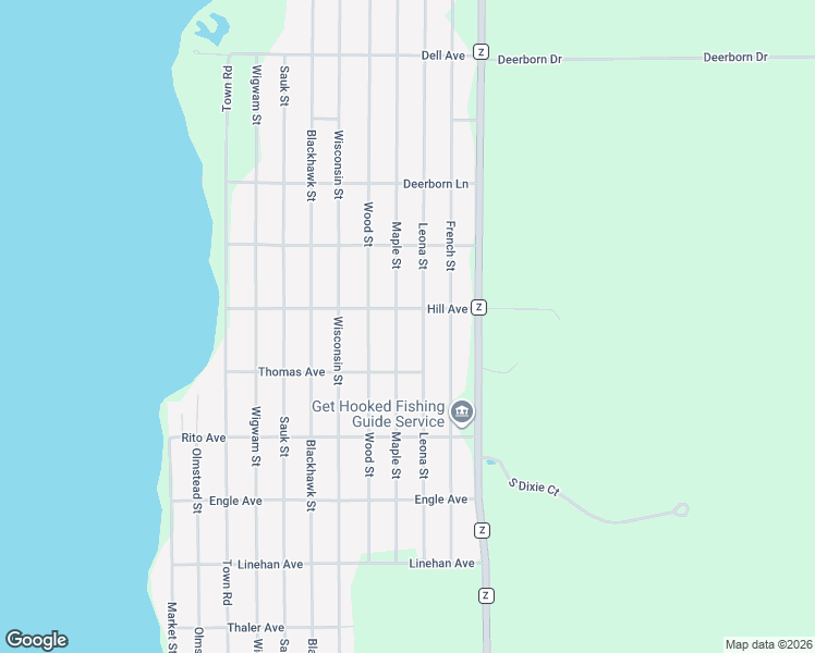 map of restaurants, bars, coffee shops, grocery stores, and more near 2101 Leona Street in Friendship