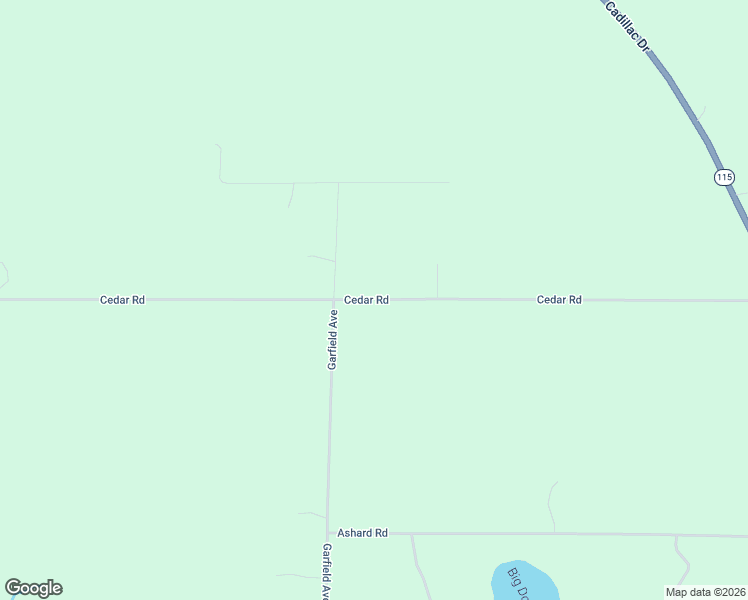 map of restaurants, bars, coffee shops, grocery stores, and more near 10914-11048 Cedar Road in Lake Station