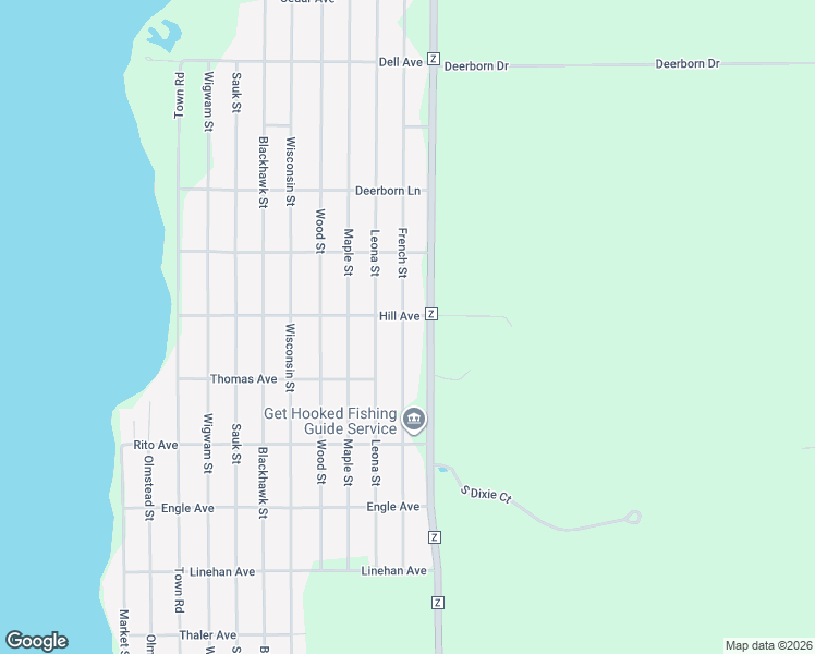 map of restaurants, bars, coffee shops, grocery stores, and more near 2100 French Street in Friendship