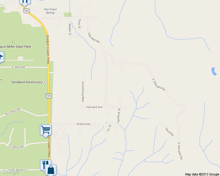 map of restaurants, bars, coffee shops, grocery stores, and more near 85339 Glenada Road in Florence