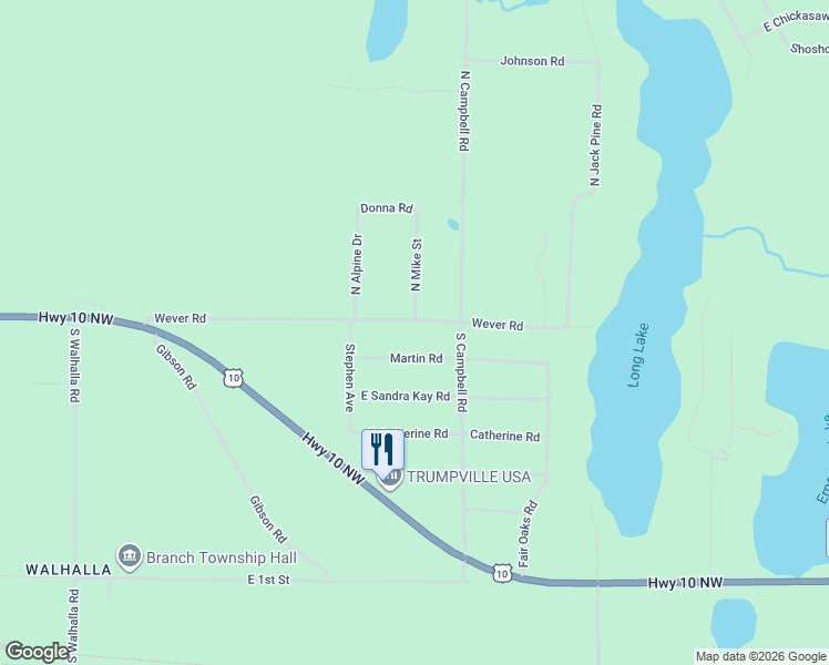 map of restaurants, bars, coffee shops, grocery stores, and more near 7100 Wever Road in Fountain