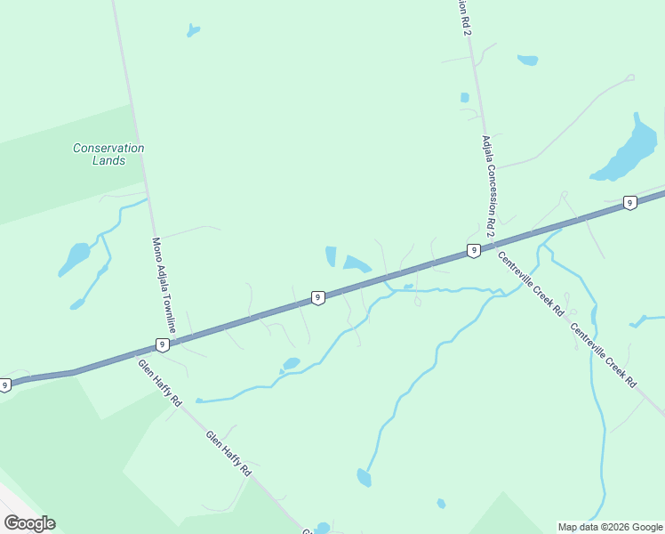 map of restaurants, bars, coffee shops, grocery stores, and more near 8942 Ontario 9 in Caledon
