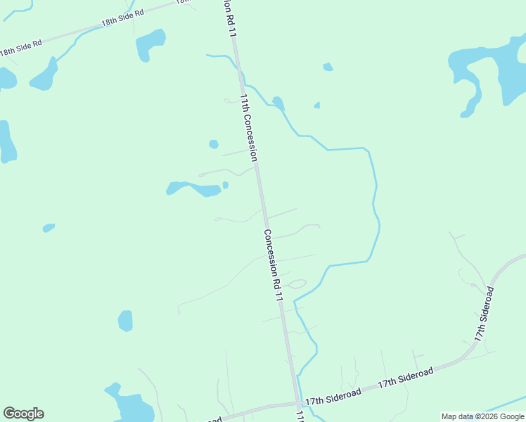 map of restaurants, bars, coffee shops, grocery stores, and more near 15600 Concession Road 11 in Schomberg