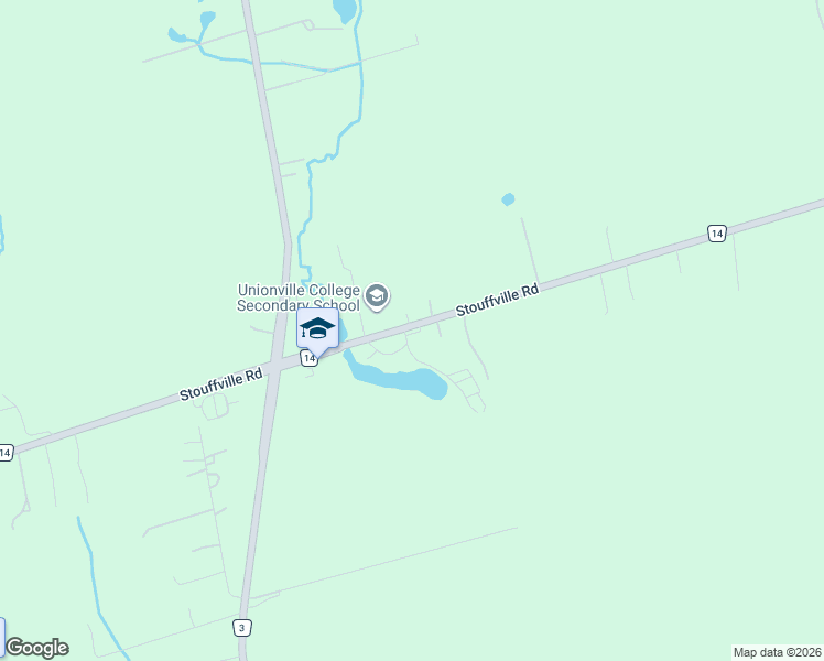map of restaurants, bars, coffee shops, grocery stores, and more near 3985 Stouffville Road in Whitchurch-Stouffville