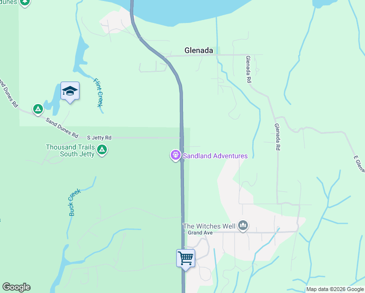 map of restaurants, bars, coffee shops, grocery stores, and more near 85400 Lake Street in Florence