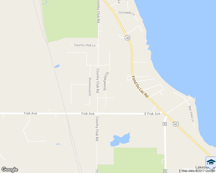 map of restaurants, bars, coffee shops, grocery stores, and more near 65 Stonefield Court in Oshkosh