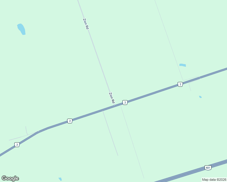 map of restaurants, bars, coffee shops, grocery stores, and more near 3075 Zion Road in Port Hope