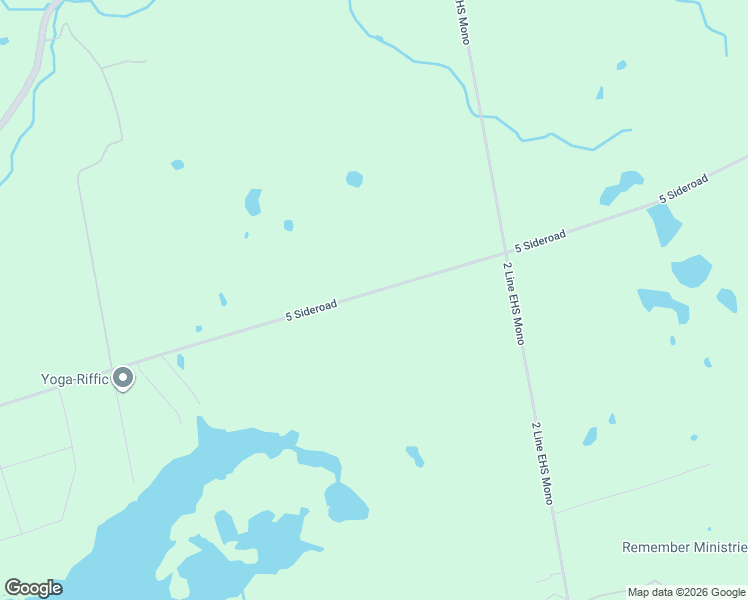 map of restaurants, bars, coffee shops, grocery stores, and more near 247230 5 Sideroad in Orangeville