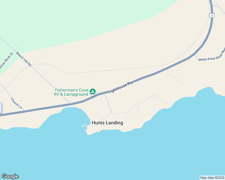 map of restaurants, bars, coffee shops, grocery stores, and more near 6670 Lighthouse Route in Hunts Point