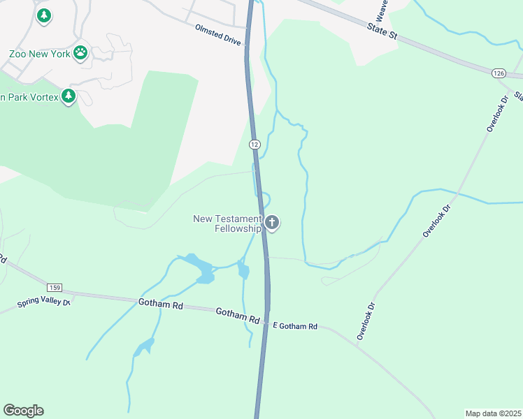 map of restaurants, bars, coffee shops, grocery stores, and more near 24335 Gifford Street in Watertown