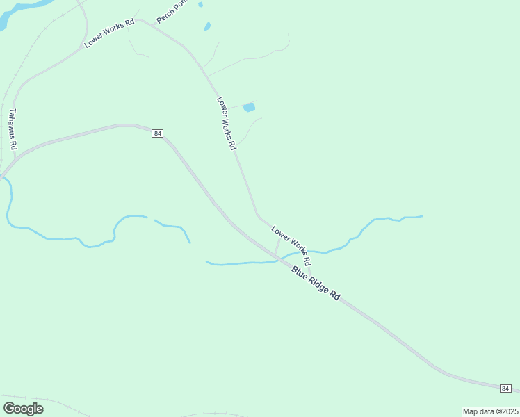 map of restaurants, bars, coffee shops, grocery stores, and more near 199 Lower Works Road in Newcomb