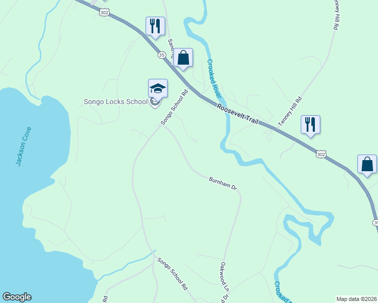 map of restaurants, bars, coffee shops, grocery stores, and more near 38 Burnham Drive in Naples