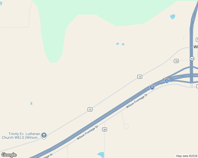 map of restaurants, bars, coffee shops, grocery stores, and more near 29037 County Highway 12 in Winona