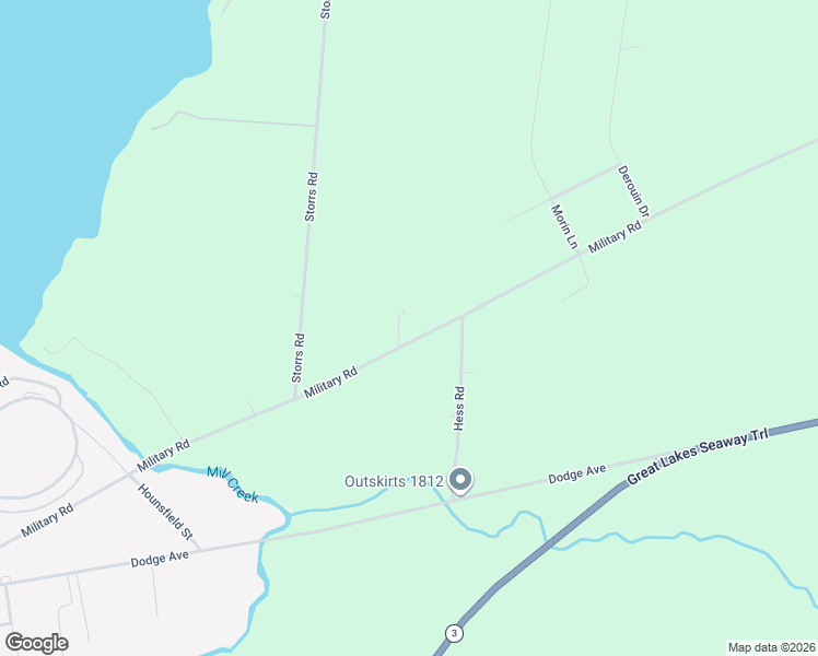 map of restaurants, bars, coffee shops, grocery stores, and more near 14001 Military Rd in Sackets Harbor