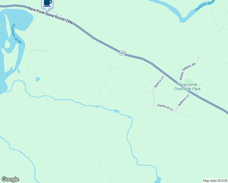 map of restaurants, bars, coffee shops, grocery stores, and more near 139 Marcy Ln in Newcomb