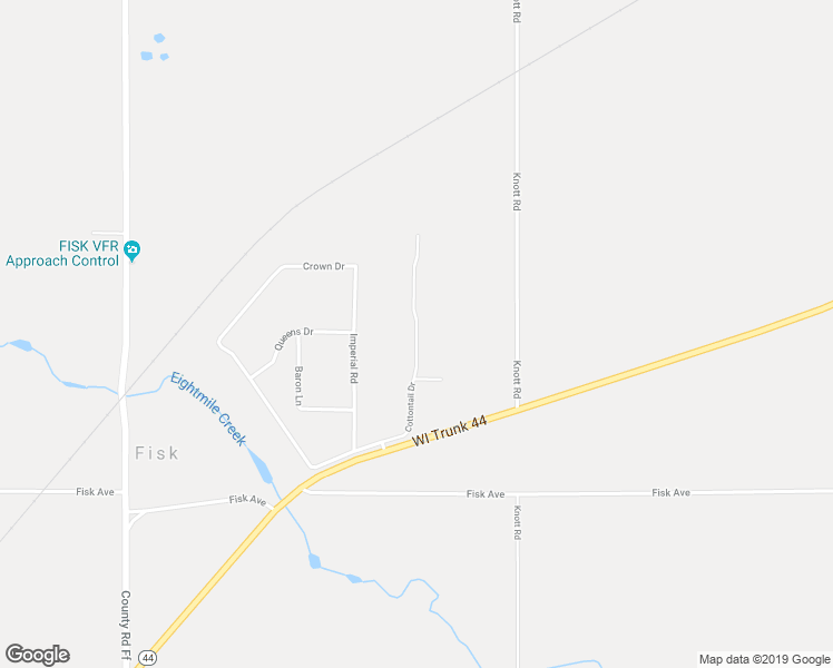 map of restaurants, bars, coffee shops, grocery stores, and more near 1820 Cottontail Drive in Oshkosh