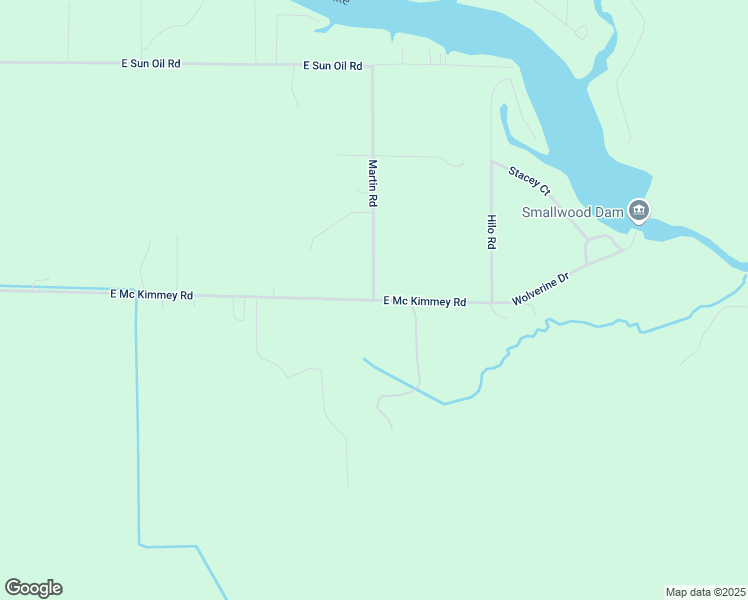 map of restaurants, bars, coffee shops, grocery stores, and more near 674 East Mc Kimmey Road in Gladwin