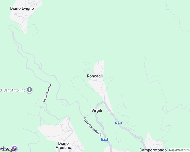 map of restaurants, bars, coffee shops, grocery stores, and more near in Roncagli