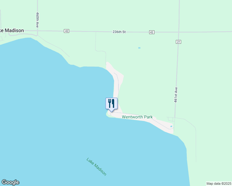 map of restaurants, bars, coffee shops, grocery stores, and more near Wentworth Park Drive in Wentworth