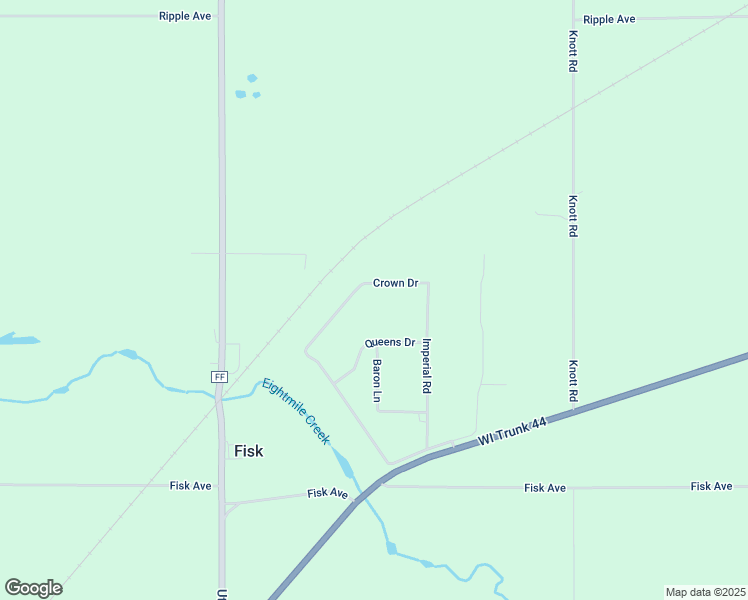 map of restaurants, bars, coffee shops, grocery stores, and more near 1863 Crown Drive in Oshkosh