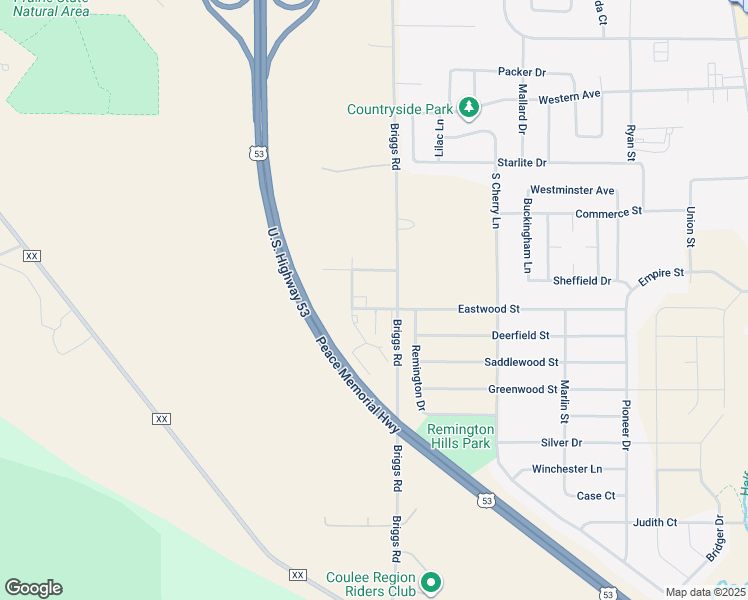 map of restaurants, bars, coffee shops, grocery stores, and more near 1205 Eastwood Street in Holmen