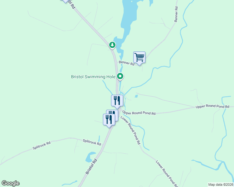 map of restaurants, bars, coffee shops, grocery stores, and more near 1241 Bristol Road in Bristol