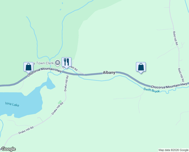 map of restaurants, bars, coffee shops, grocery stores, and more near 1909 New Hampshire 16 in Albany