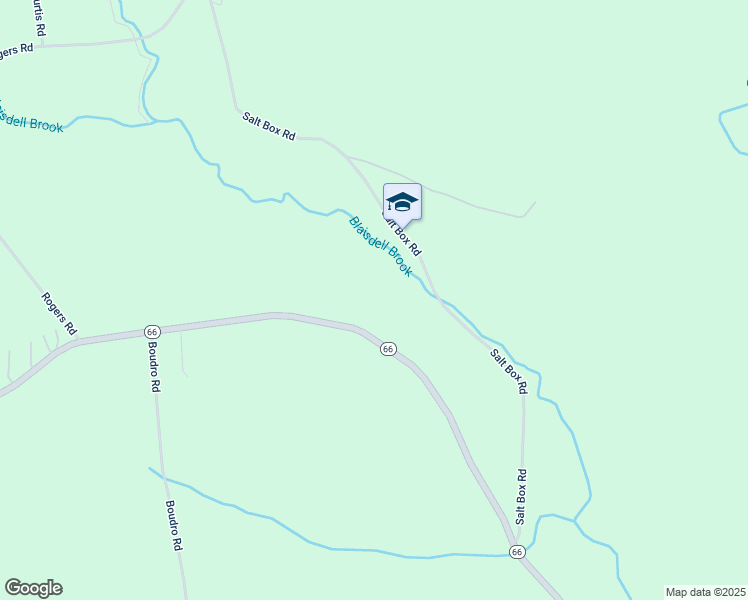 map of restaurants, bars, coffee shops, grocery stores, and more near 3 Vermont 66 in Randolph